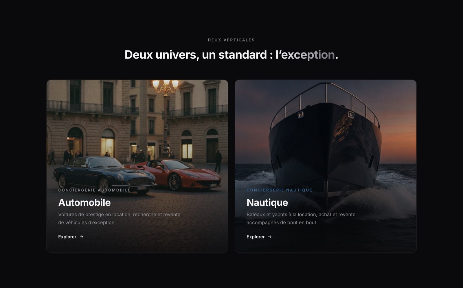 V12 Conciergerie : les quatre services auto et nautique