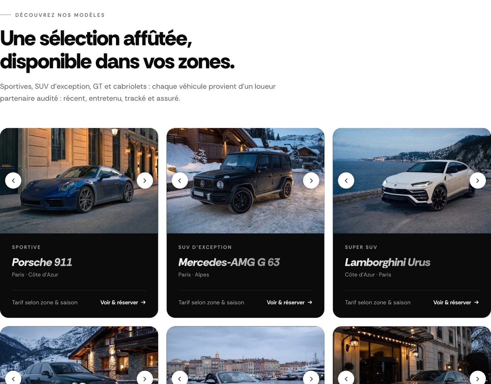 Motors Line : fiche véhicule par modèle et par zone