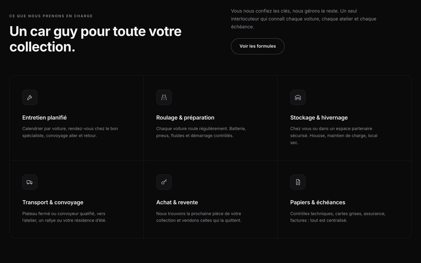V12 Conciergerie : les six services de gestion de collection